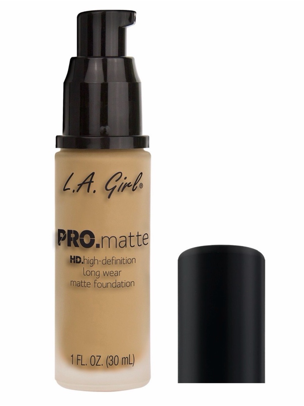 LA Girl PRO.matte Foundation - Natural Beige with Black Pump